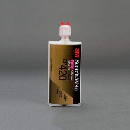 3M Scotch-Weld DP420 Epoxy Adhesive Black 400 mL Duo-Pak Cartridge