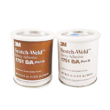 3M Scotch-Weld 1751 Epoxy Adhesive Gray 1 qt Can Kit