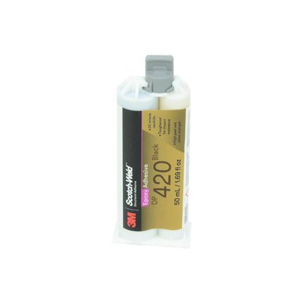 3M Scotch-Weld DP420 Epoxy Adhesive Black 50 mL Duo-Pak Cartridge