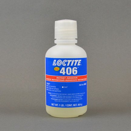 Henkel Loctite Prism 406 Surface Insensitive Instant Adhesive Clear 1 lb Bottle