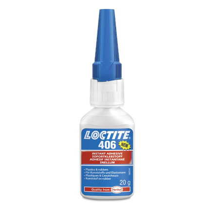 Henkel Loctite Prism 406 Surface Insensitive Instant Adhesive Clear 20 g Bottle