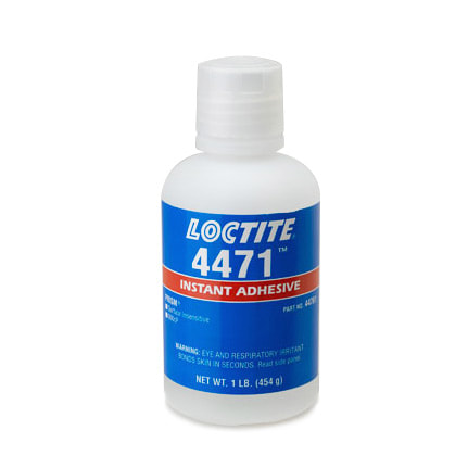 Henkel Loctite Prism 4471 Instant Adhesive Surface Insensitive Clear 1 lb Bottle