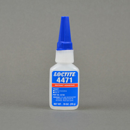 Henkel Loctite Prism 4471 Instant Adhesive Surface Insensitive Clear 20 g Bottle