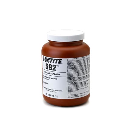 Henkel Loctite 592 Thread Sealant PST Pipe Sealant with PTFE Off-White 1 L Jar