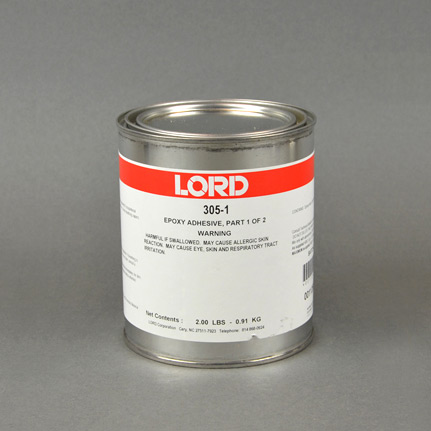 Parker LORD® 305-1 General Purpose Epoxy Adhesive Resin Part A Amber 1 qt Can