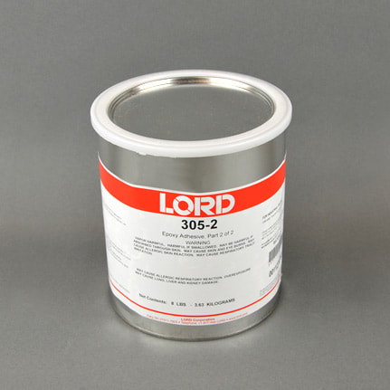 Parker LORD® 305-2 General Purpose Epoxy Adhesive Hardener Part B Blue 1 gal Can