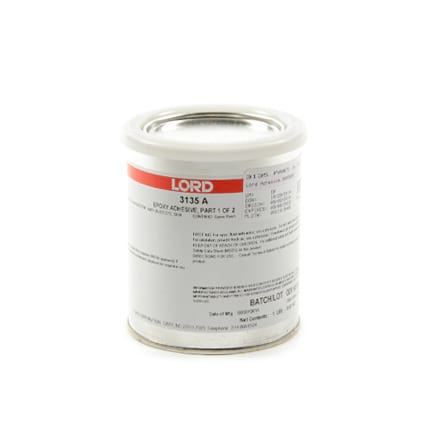 Parker LORD® 3135 Epoxy Adhesive Resin Part A Straw 1 pt Can