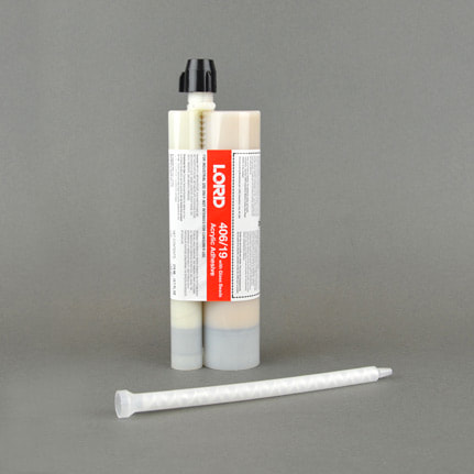 Parker LORD® 406-19 Modified Acrylic Adhesive with Glass Beads 375 mL Cartridge