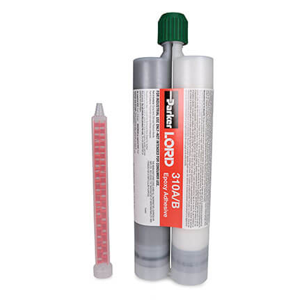 Parker LORD® 310 Modified Thixotropic Epoxy Adhesive A/B Gray 300 mL Cartridge